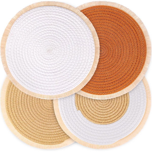 No Pattern Round Placemat Wayfair